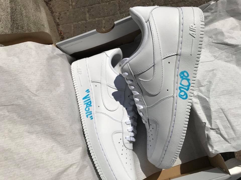 Virgil Abloh Signed, Nike Air Force 1 Ssense x Virgil Abloh