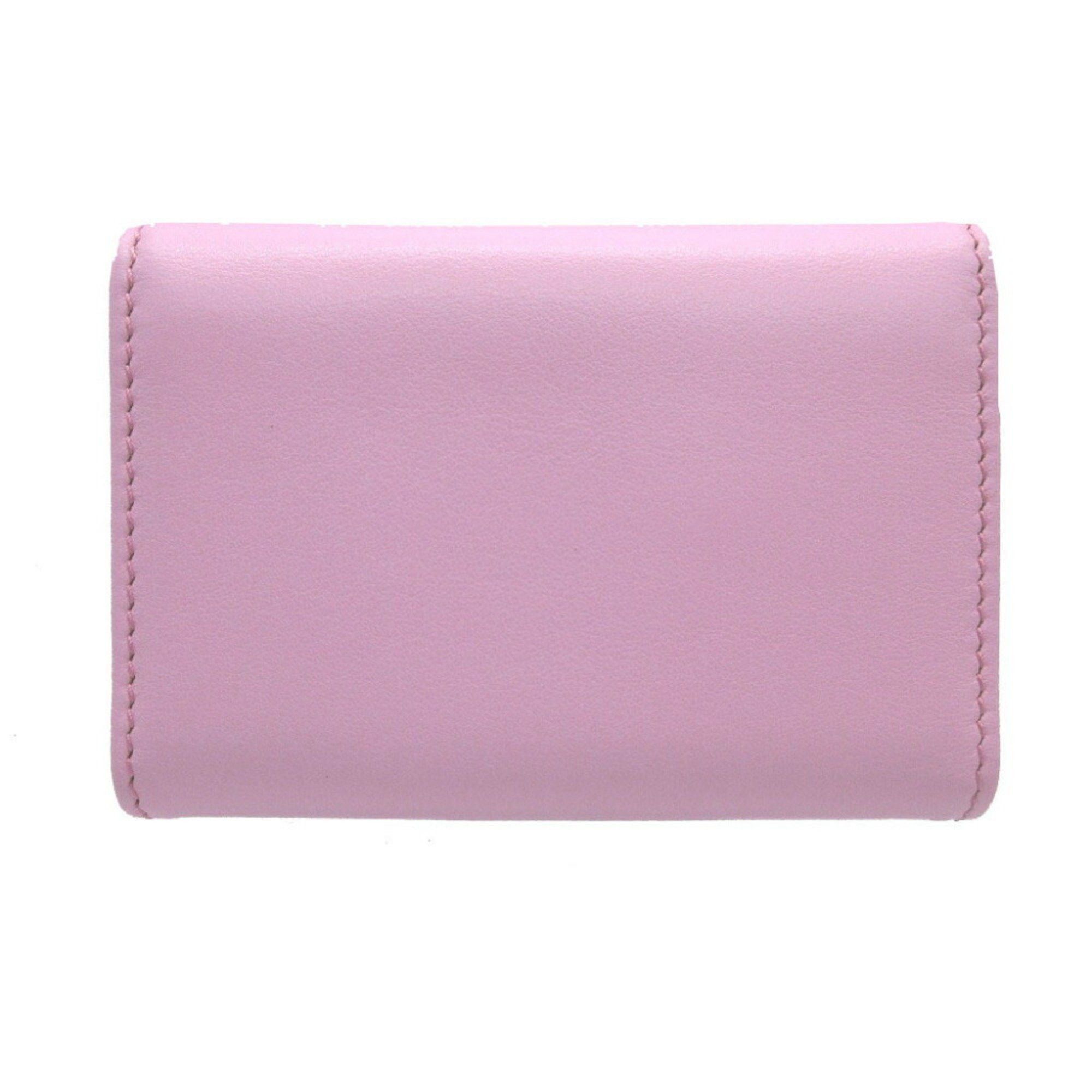 Salvatore Ferragamo Salvatore Ferragamo 22D162 Leather Pink 6-ring Key Case 0922Salvatore Size ONE SIZE - 4 Thumbnail