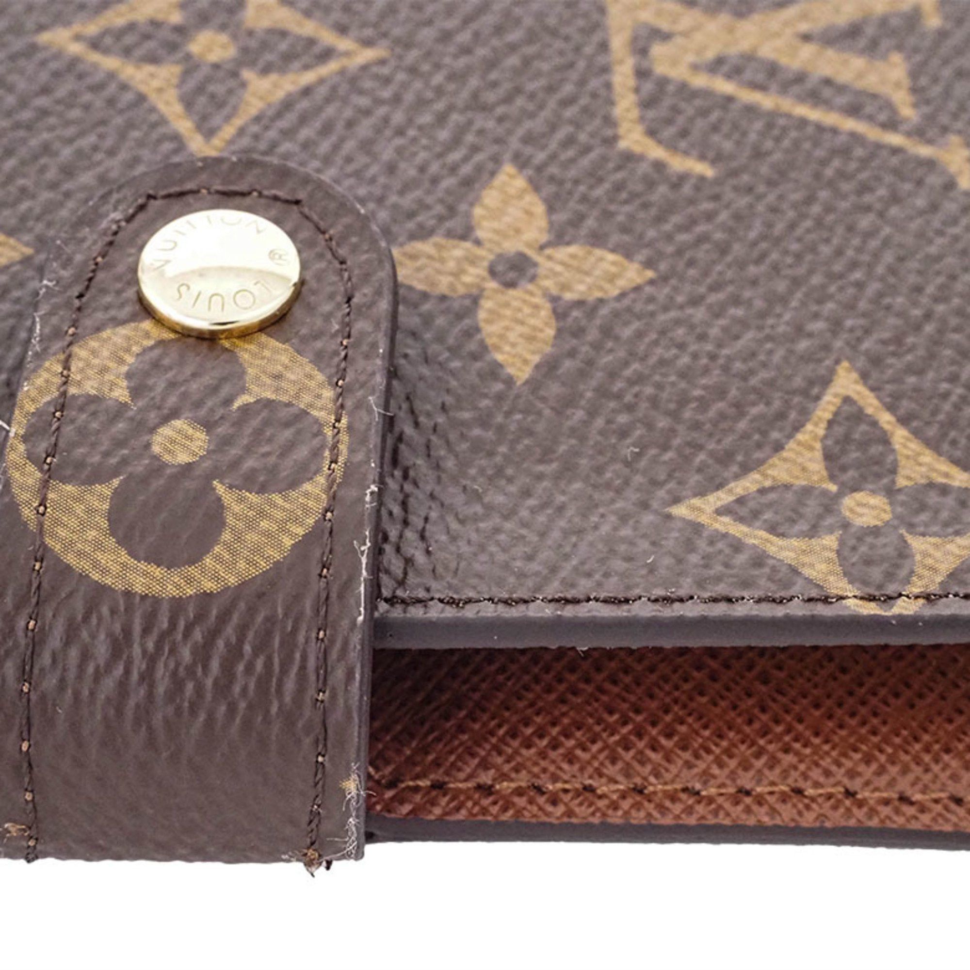 Louis Vuitton Louis Vuitton Agenda PM Monogram R20005 Women's Canvas Diary Cover LOUIS VUITTON Size ONE SIZE - 6 Thumbnail