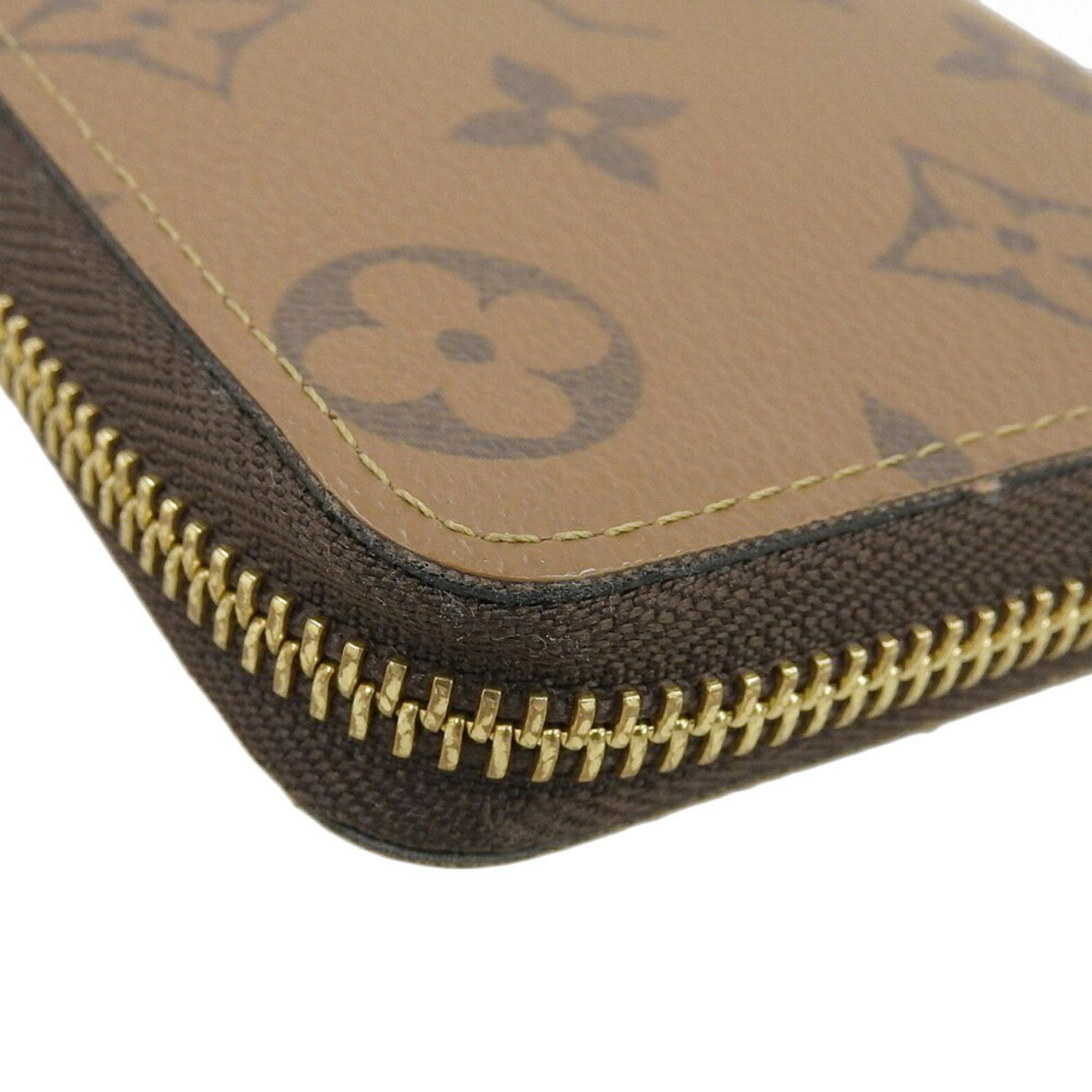 Louis Vuitton Louis Vuitton Monogram Reverse Portefeuille Clemence M82336 Round Long Wallet Size ONE SIZE - 5 Thumbnail