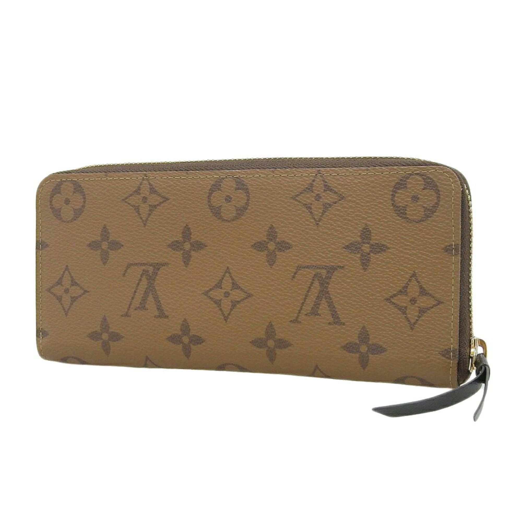 Louis Vuitton Louis Vuitton Monogram Reverse Portefeuille Clemence M82336 Round Long Wallet Size ONE SIZE - 2 Thumbnail