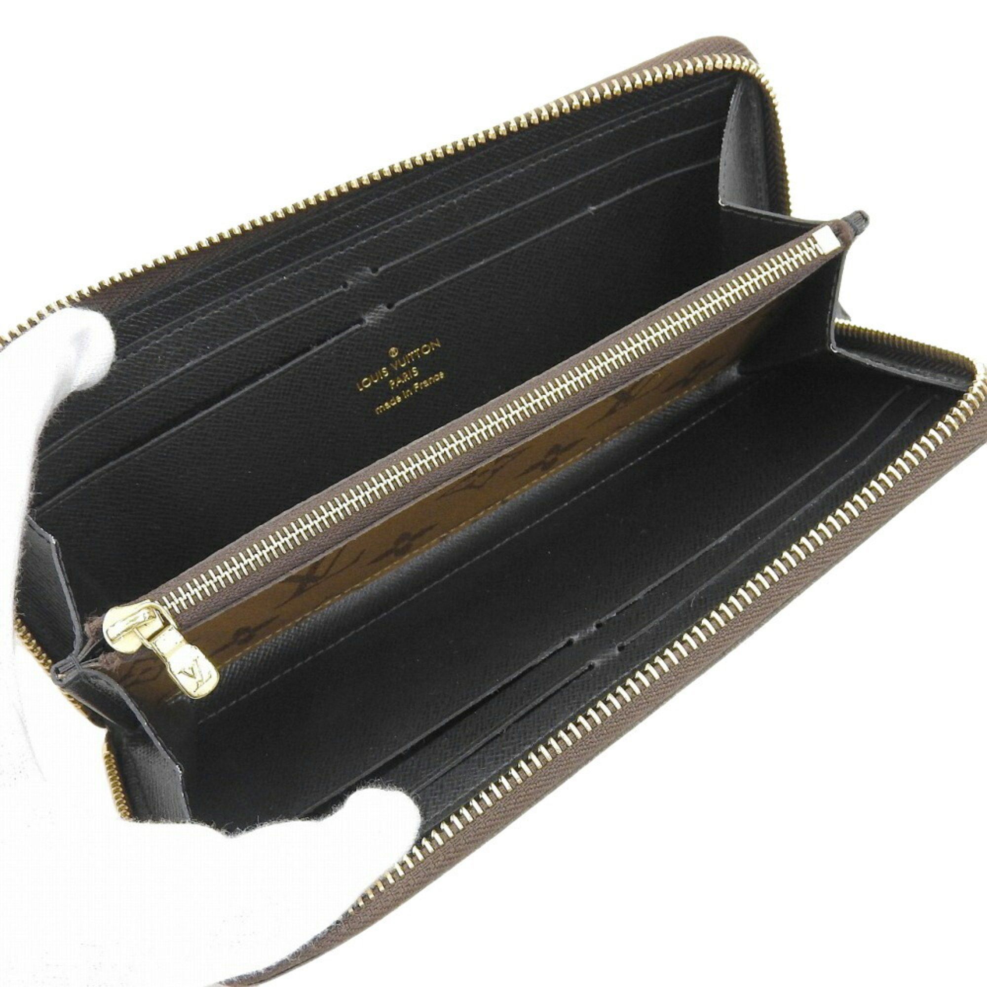 Louis Vuitton Louis Vuitton Monogram Reverse Portefeuille Clemence M82336 Round Long Wallet Size ONE SIZE - 3 Thumbnail