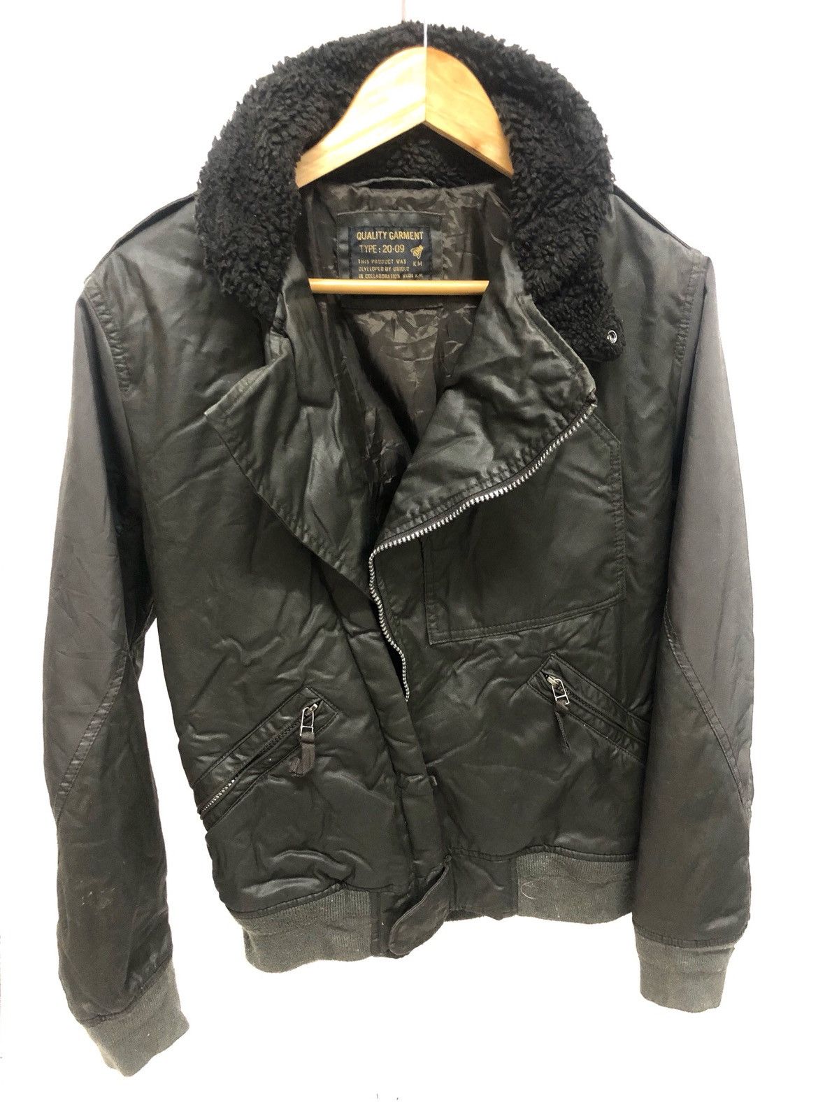 Uniqlo Japanese Brand Uniqlo Waxed Jacket Size US M / EU 48-50 / 2 - 1 Thumbnail