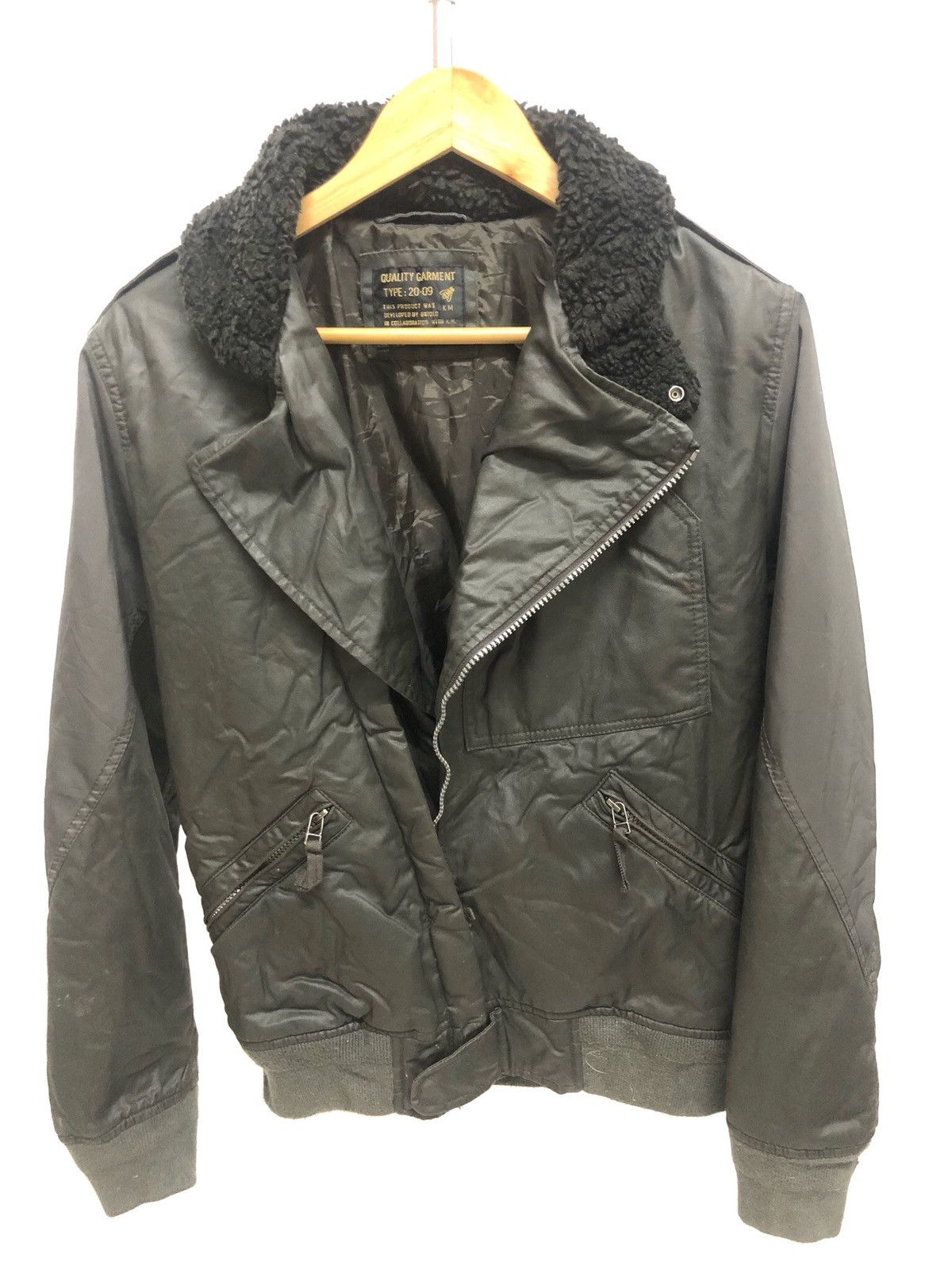 Uniqlo Japanese Brand Uniqlo Waxed Jacket Size US M / EU 48-50 / 2 - 3 Thumbnail