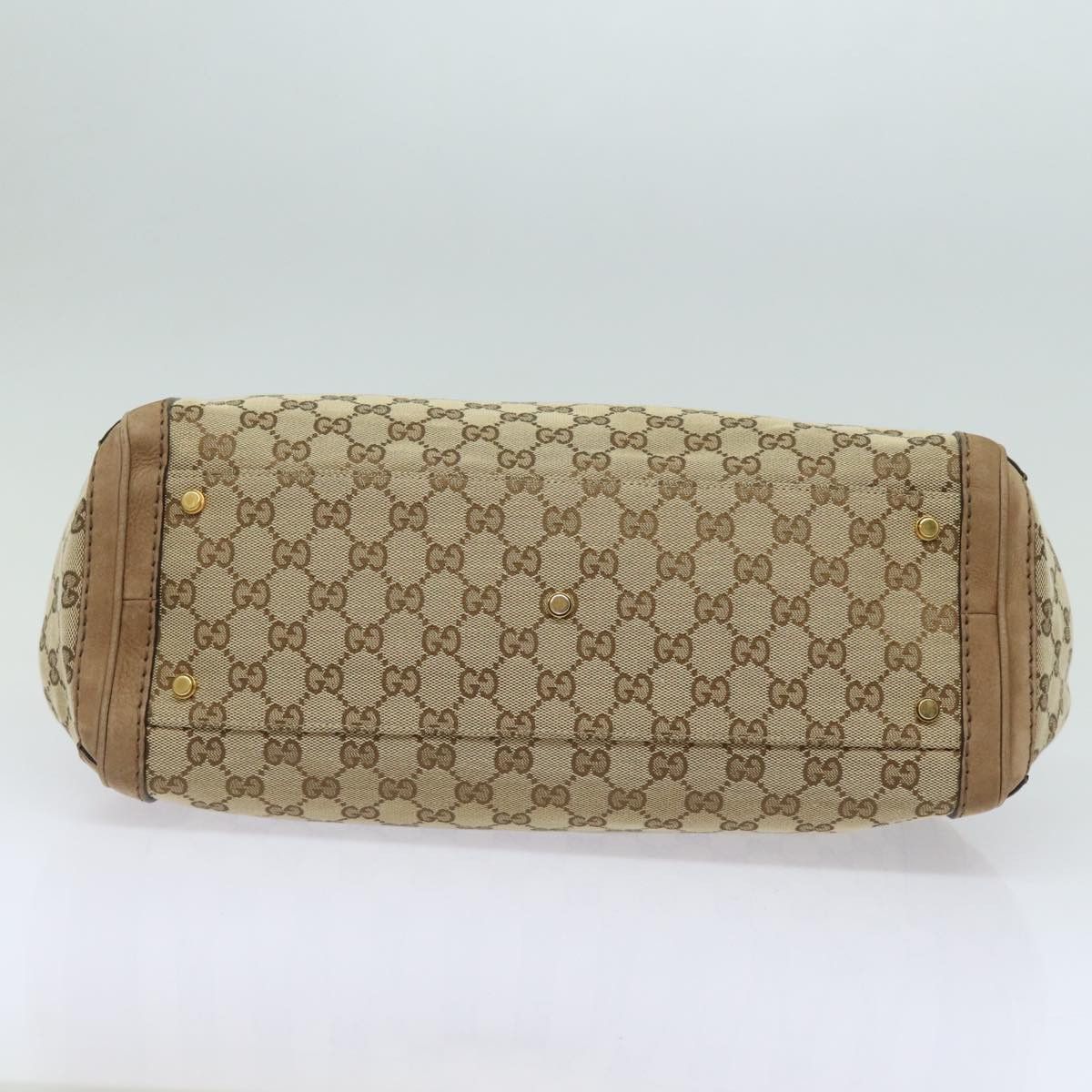 Gucci Gg Running Beige Canvas Handbag (Pre-Owned) Size ONE SIZE - 3 Thumbnail