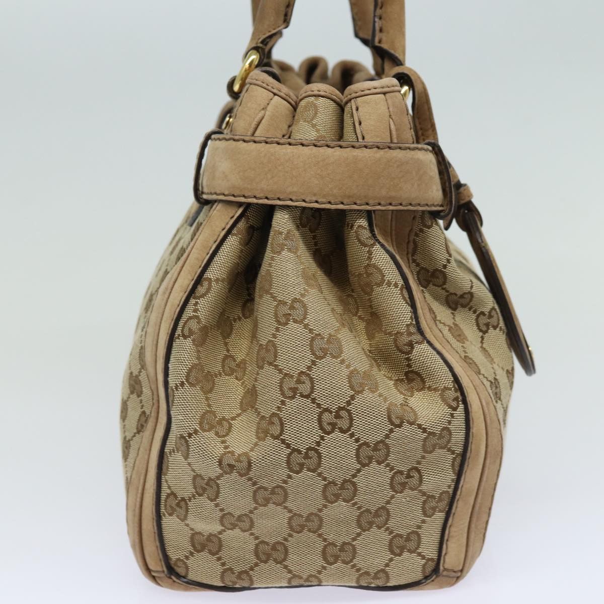 Gucci Gg Running Beige Canvas Handbag (Pre-Owned) Size ONE SIZE - 4 Thumbnail