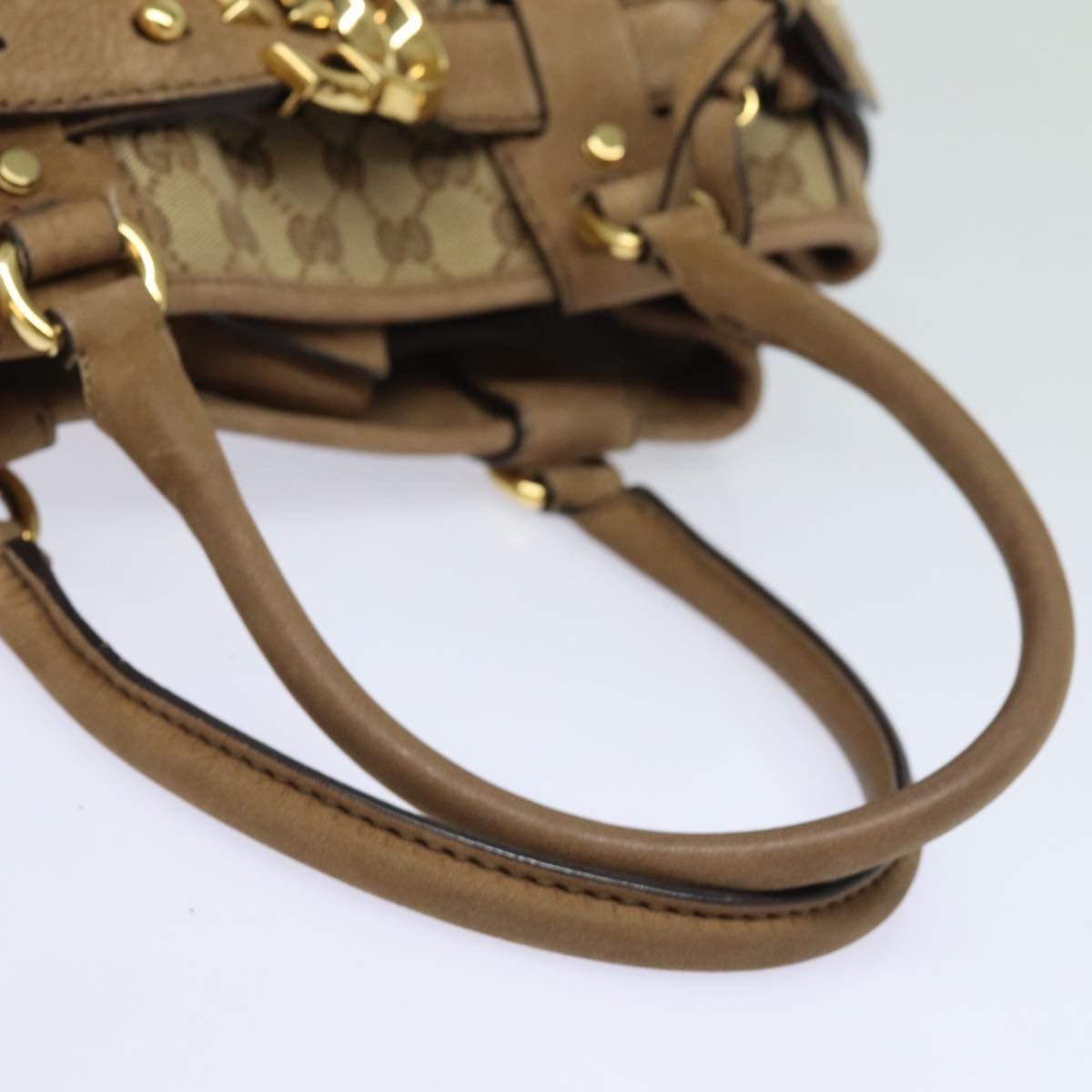 Gucci Gg Running Beige Canvas Handbag (Pre-Owned) Size ONE SIZE - 10 Thumbnail