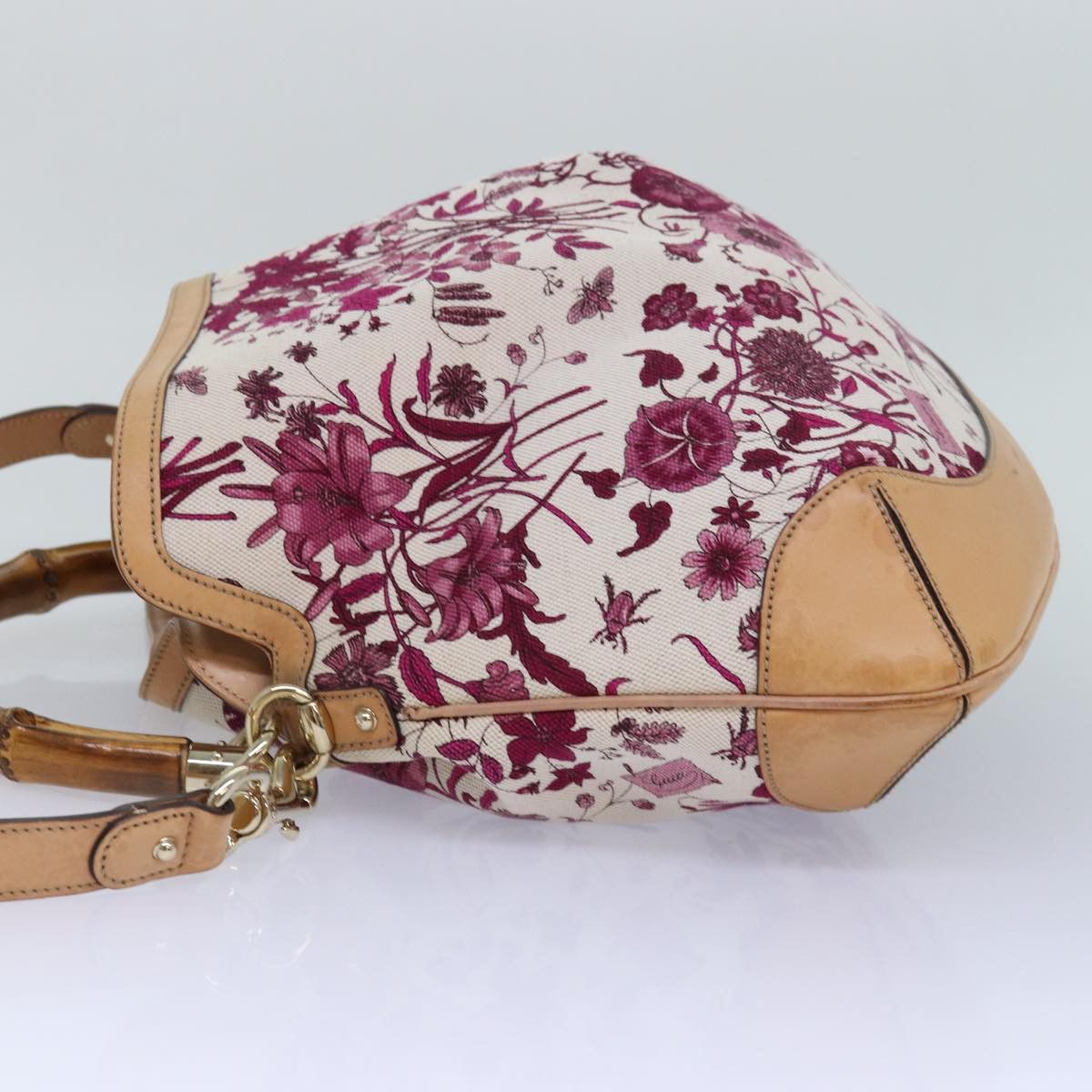 Gucci Pink Canvas Handbag (Pre-Owned) Size ONE SIZE - 10 Thumbnail