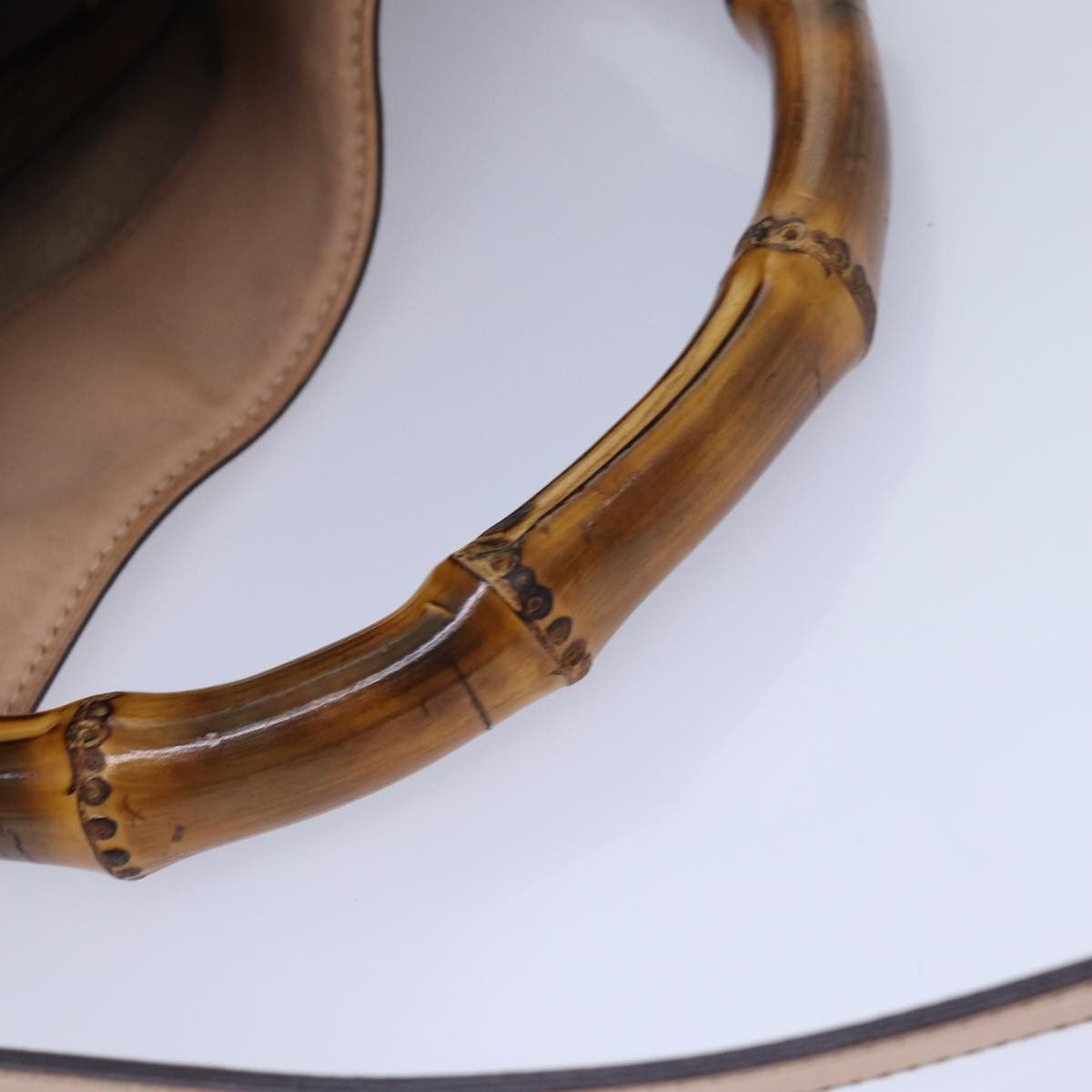 Gucci Pink Canvas Handbag (Pre-Owned) Size ONE SIZE - 12 Thumbnail