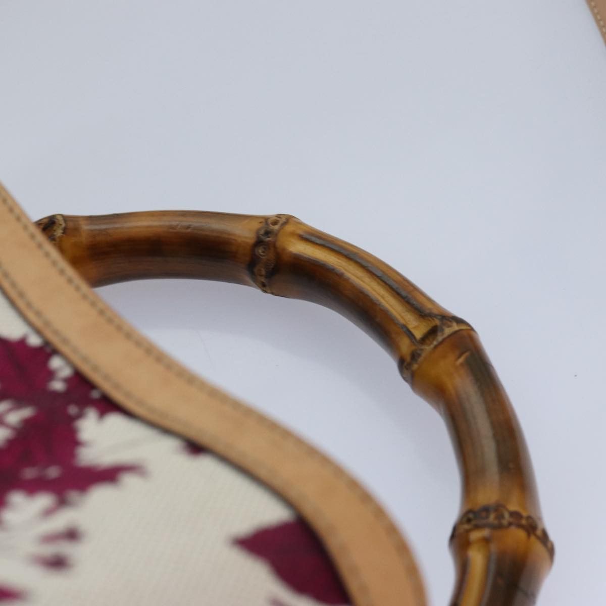 Gucci Pink Canvas Handbag (Pre-Owned) Size ONE SIZE - 13 Thumbnail