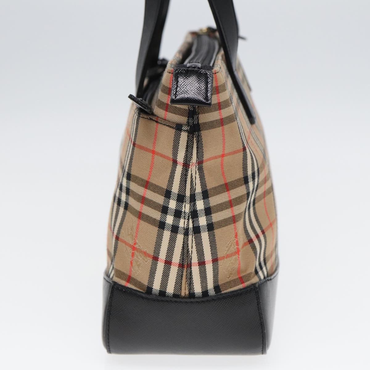 Burberry Nova Check Beige Canvas Handbag (Pre-Owned) Size ONE SIZE - 10 Thumbnail