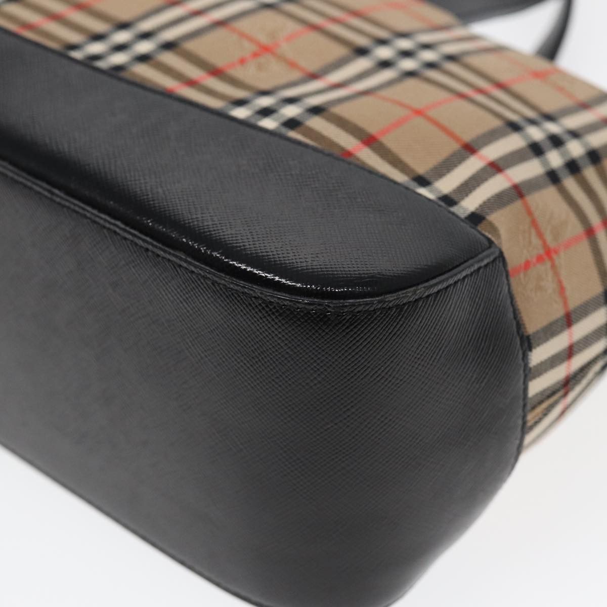 Burberry Nova Check Beige Canvas Handbag (Pre-Owned) Size ONE SIZE - 13 Thumbnail