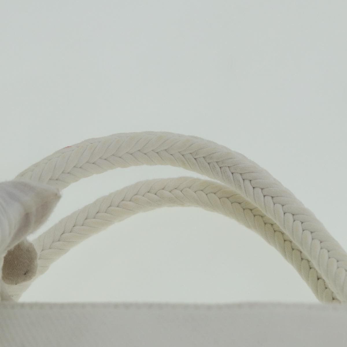 Burberry White Canvas Tote Bag (Pre-Owned) Size ONE SIZE - 13 Thumbnail