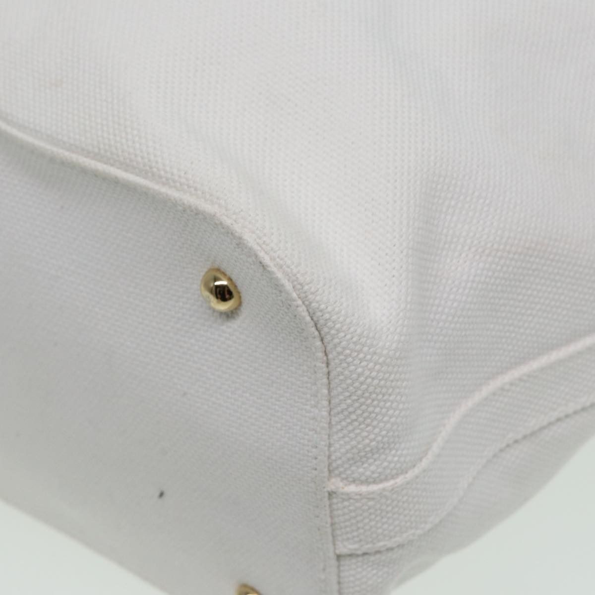 Burberry White Canvas Tote Bag (Pre-Owned) Size ONE SIZE - 7 Thumbnail