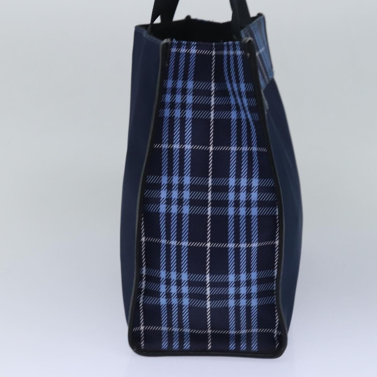 Burberry Nova Check Navy Synthetic Tote Bag (Pre-Owned) Size ONE SIZE - 10 Thumbnail