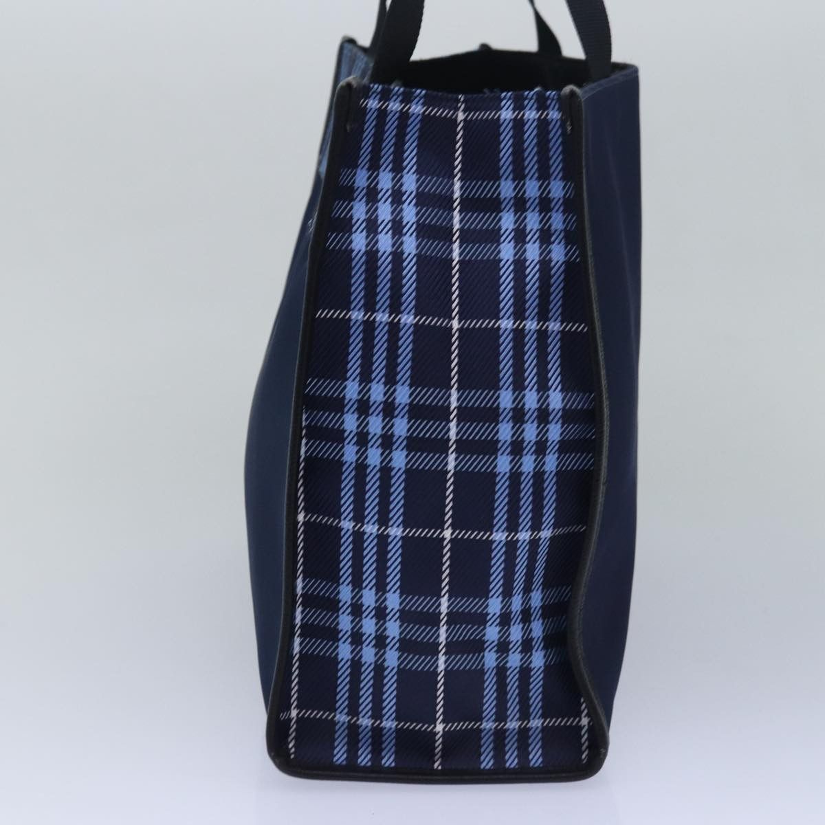 Burberry Nova Check Navy Synthetic Tote Bag (Pre-Owned) Size ONE SIZE - 11 Thumbnail