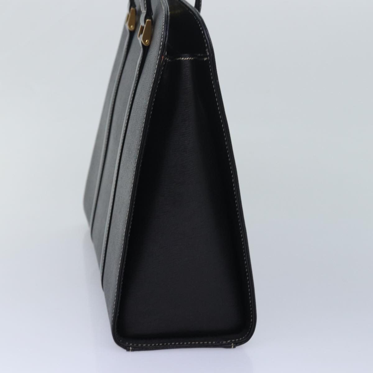 Burberry Black Leather Handbag (Pre-Owned) Size ONE SIZE - 10 Thumbnail