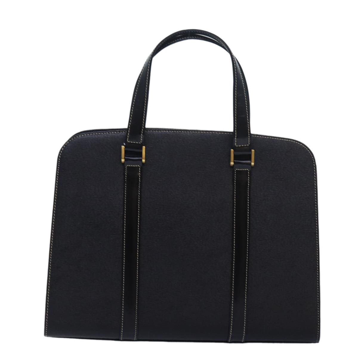 Burberry Black Leather Handbag (Pre-Owned) Size ONE SIZE - 2 Thumbnail
