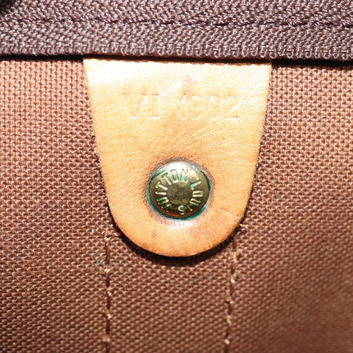 Louis Vuitton Keepall 60 Brown Canvas Travel Bag (Pre-Owned) Size ONE SIZE - 6 Thumbnail