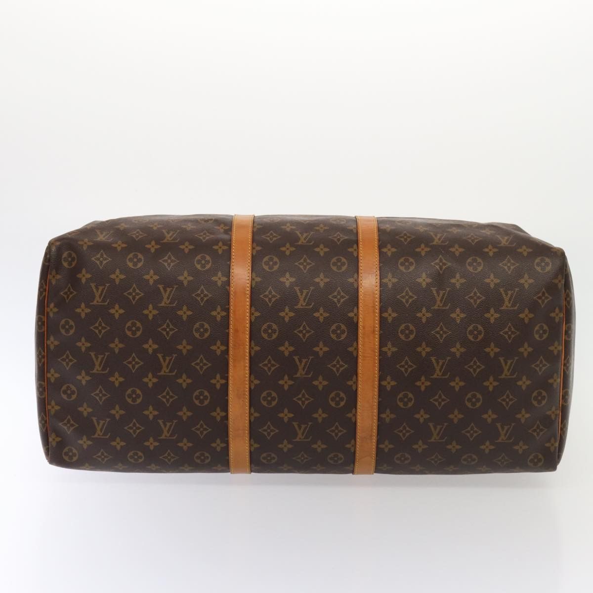 Louis Vuitton Keepall 60 Brown Canvas Travel Bag (Pre-Owned) Size ONE SIZE - 3 Thumbnail