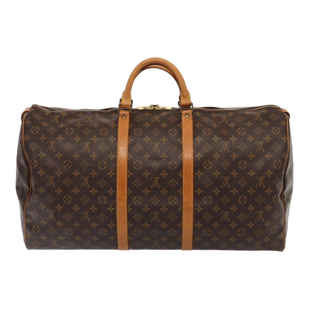 Louis Vuitton Keepall 60 Brown Canvas Travel Bag (Pre-Owned) Size ONE SIZE - 2 Thumbnail