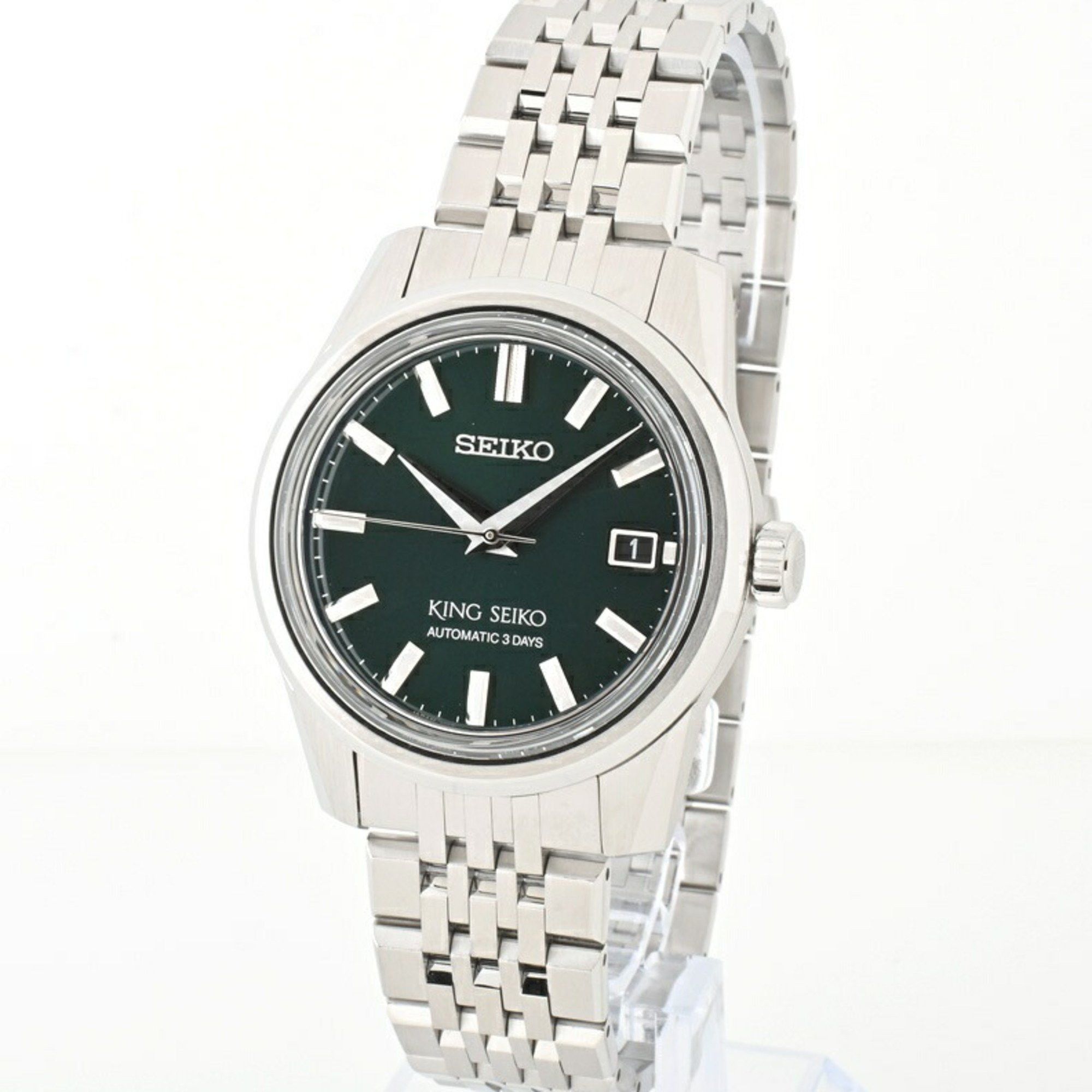 Seiko Seiko King SDKS019 6R55-00A0 Green Automatic Watch E-156171 Size ONE SIZE - 2 Thumbnail