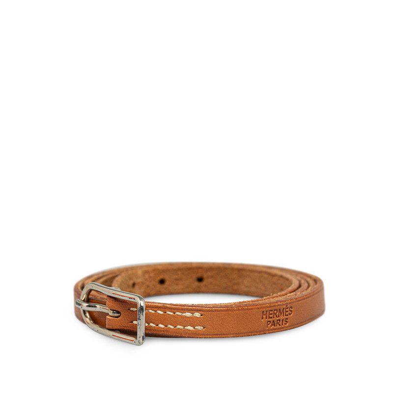 Hermes Hermes Hermes Api1 Leather Bracelet Leather Bracelet Size ONE SIZE - 2 Thumbnail