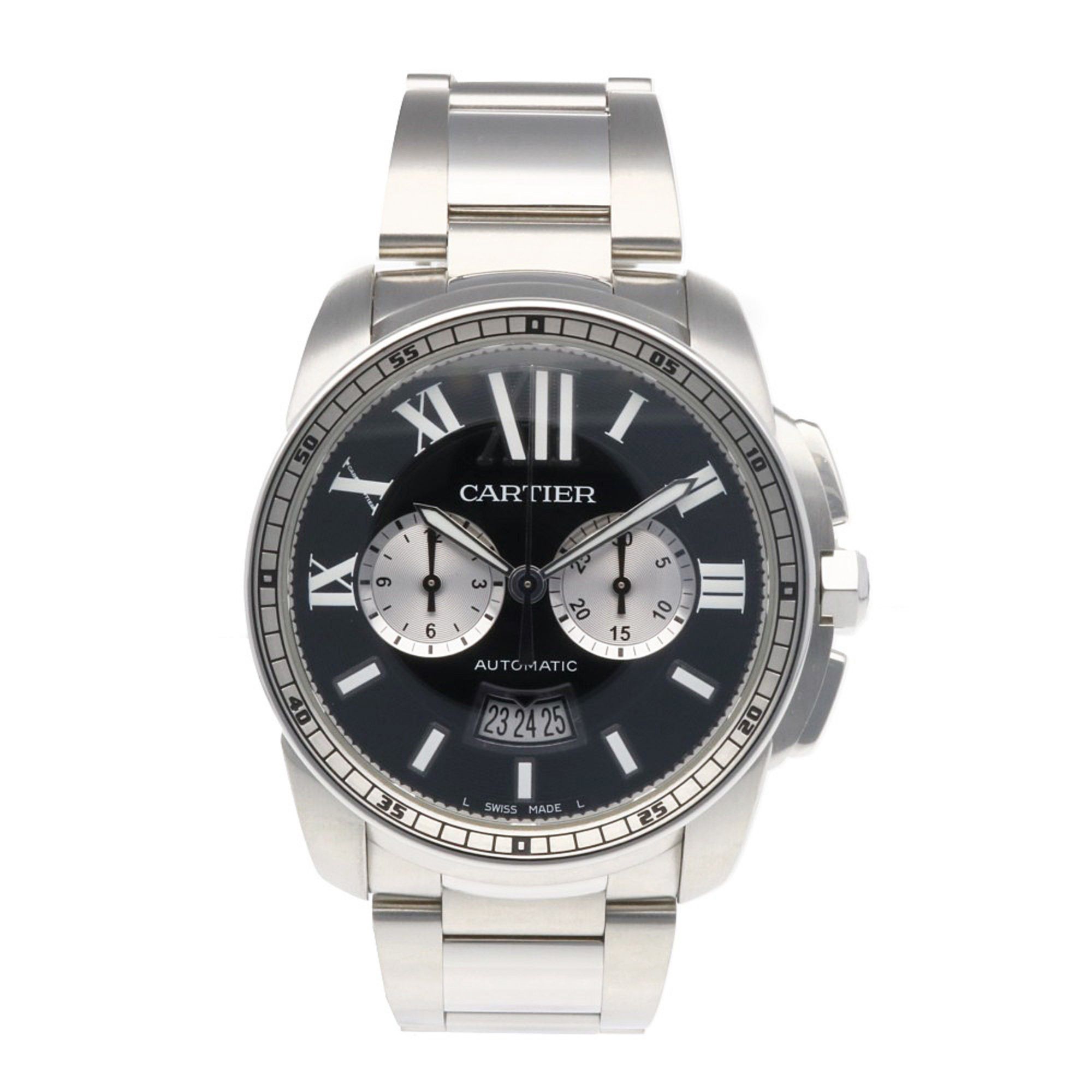 Cartier Cartier Calibre de Watch, Stainless Steel 3578 Automatic, Men's, Overhauled Size ONE SIZE - 8 Thumbnail