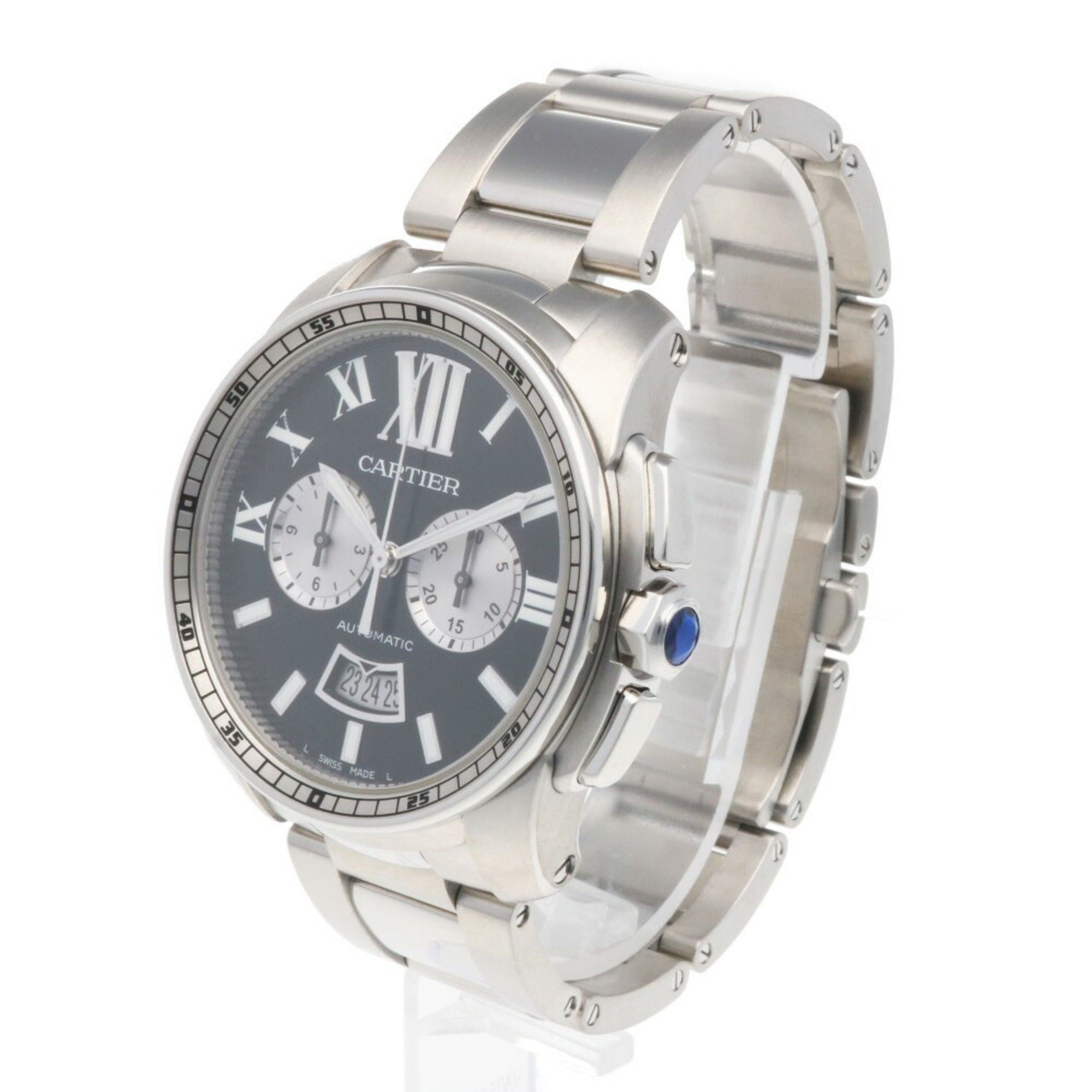 Cartier Cartier Calibre de Watch, Stainless Steel 3578 Automatic, Men's, Overhauled Size ONE SIZE - 3 Thumbnail