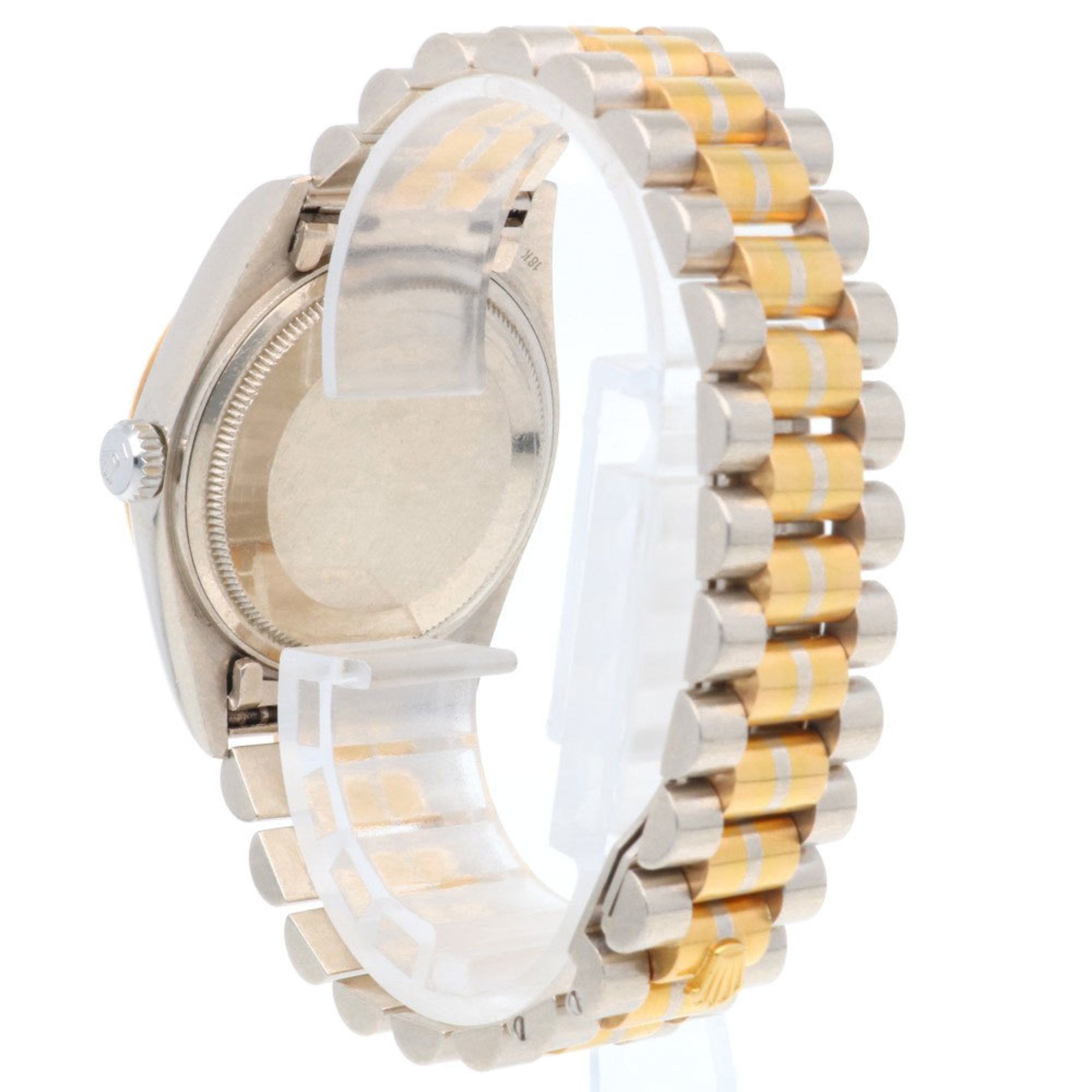 Rolex Rolex Day-Date Oyster Perpetual Watch 18K 18039B Automatic Men's ROLEX No. 90 1985 Toridoll 10P Diamond Overhauled Size ONE SIZE - 5 Thumbnail