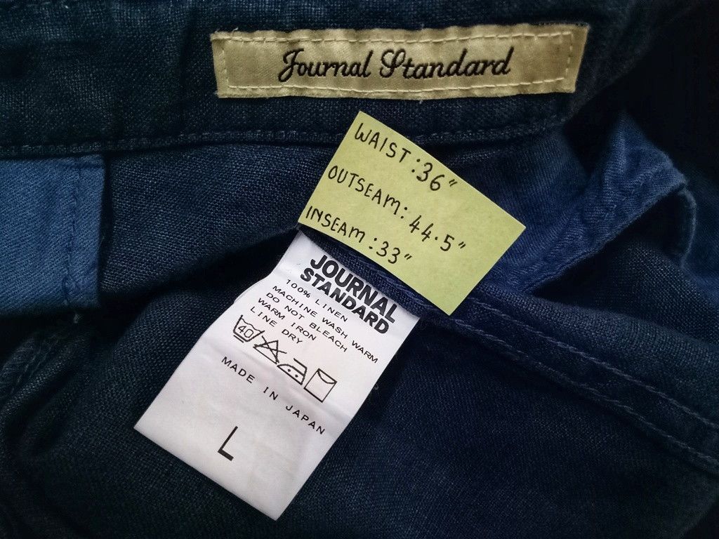 Japanese Brand 🔥Journal Standard Made in Japan With Drawstring Pants Rare Size US 36 / EU 52 - 5 Thumbnail