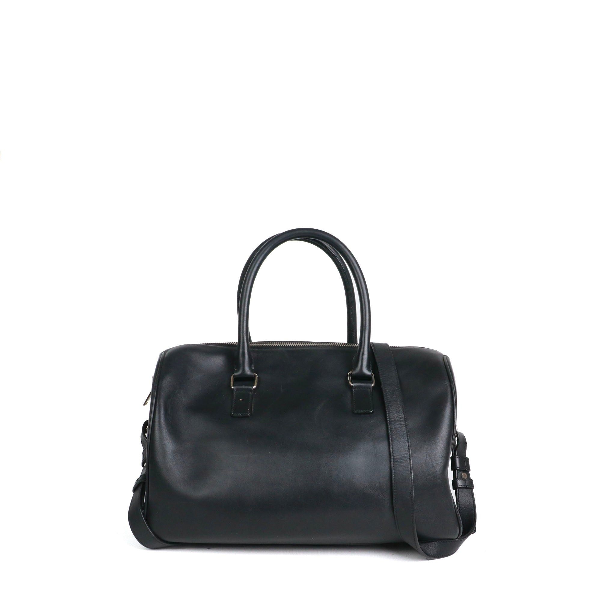 Saint Laurent Paris SAINT LAURENT - Saint Laurent Boston handbag in black leather Size ONE SIZE - 3 Thumbnail