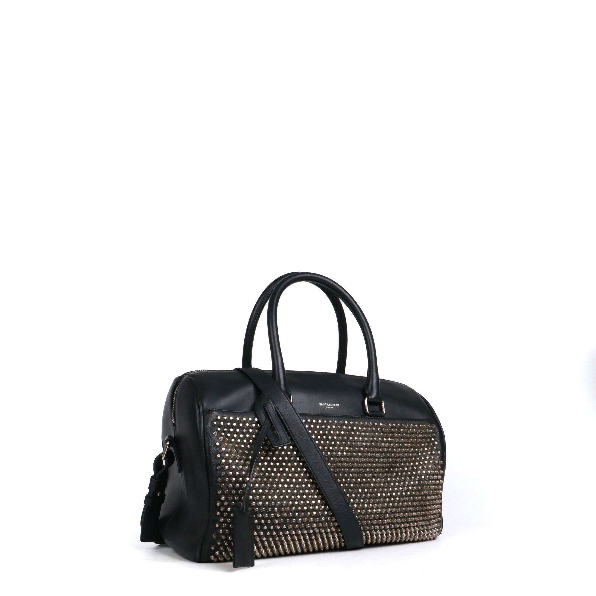 Saint Laurent Paris SAINT LAURENT - Saint Laurent Boston handbag in black leather Size ONE SIZE - 2 Thumbnail