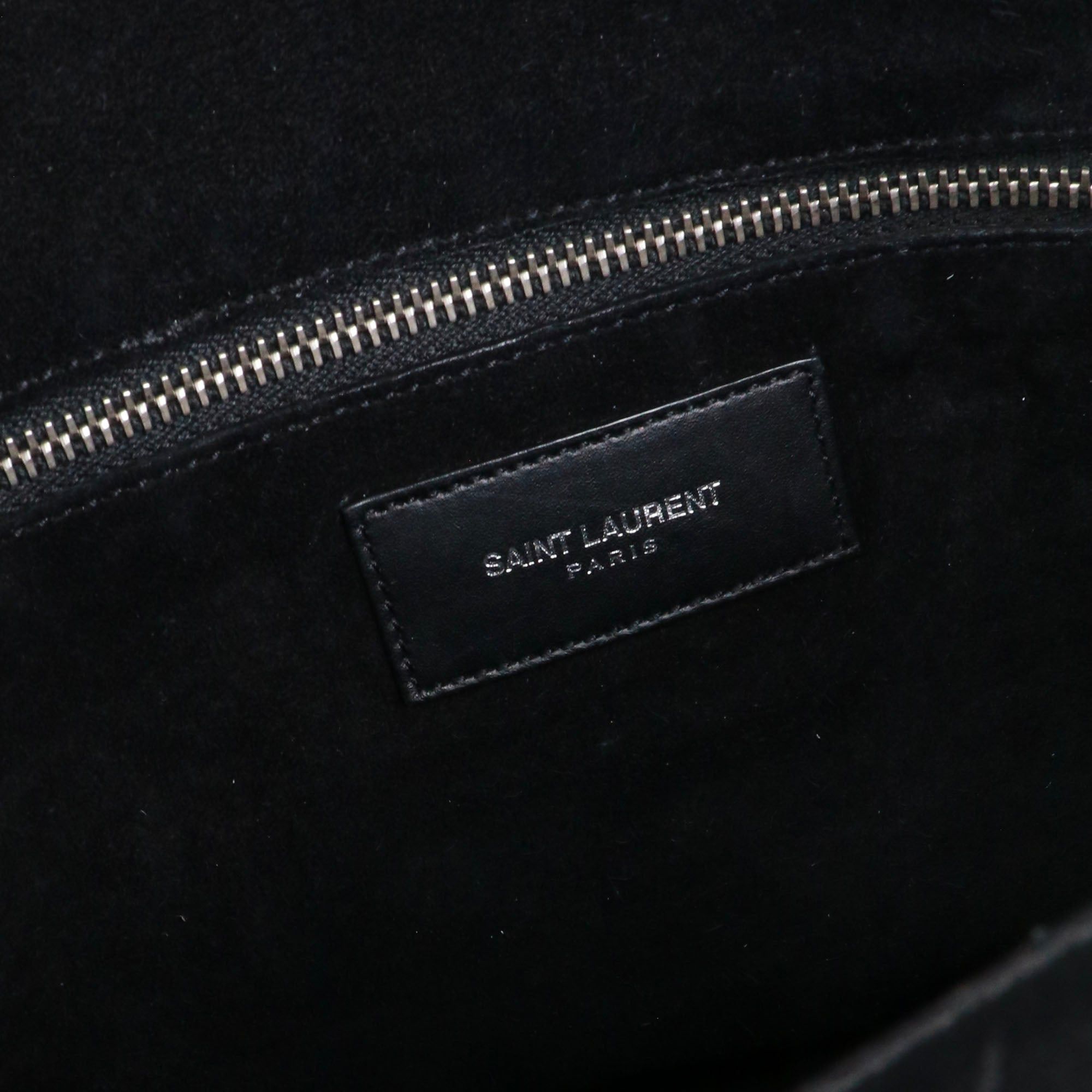 Saint Laurent Paris SAINT LAURENT - Saint Laurent Boston handbag in black leather Size ONE SIZE - 9 Thumbnail