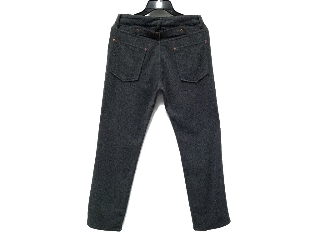 Japanese Brand 🔥 Made in Japan Mando Buckle Back Pants RARE Size US 32 / EU 48 - 1 Thumbnail