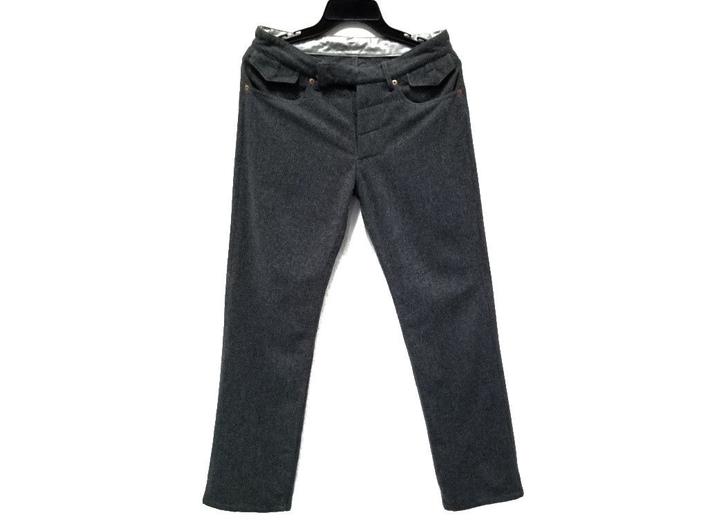 Japanese Brand 🔥 Made in Japan Mando Buckle Back Pants RARE Size US 32 / EU 48 - 3 Thumbnail