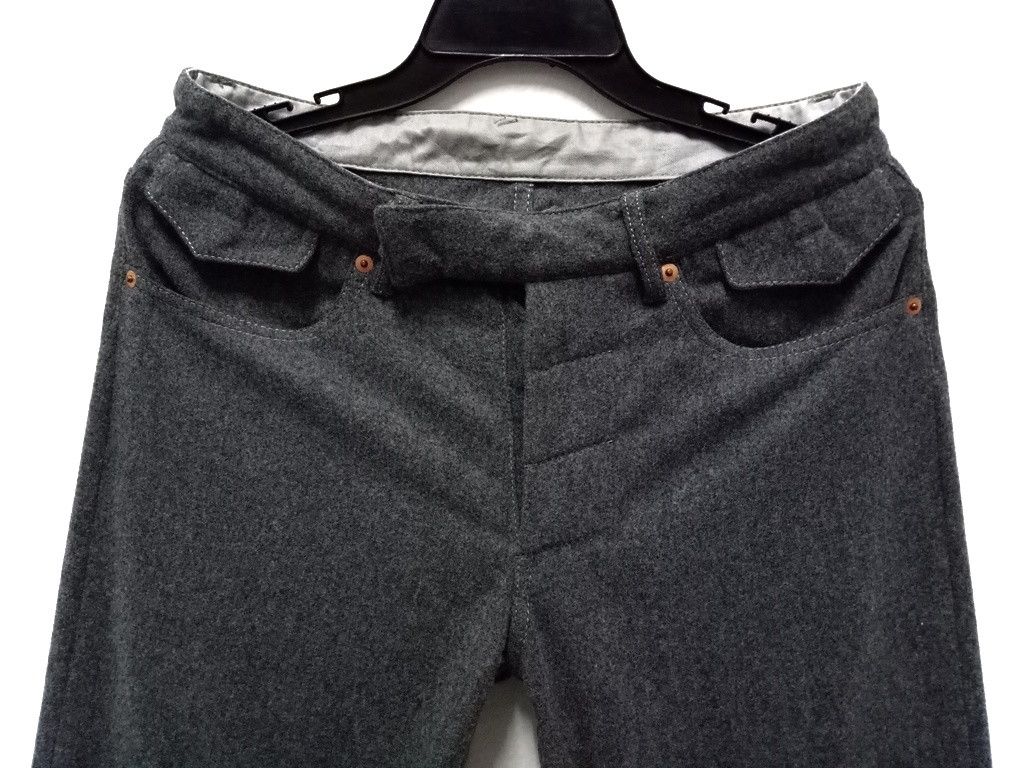 Japanese Brand 🔥 Made in Japan Mando Buckle Back Pants RARE Size US 32 / EU 48 - 4 Thumbnail