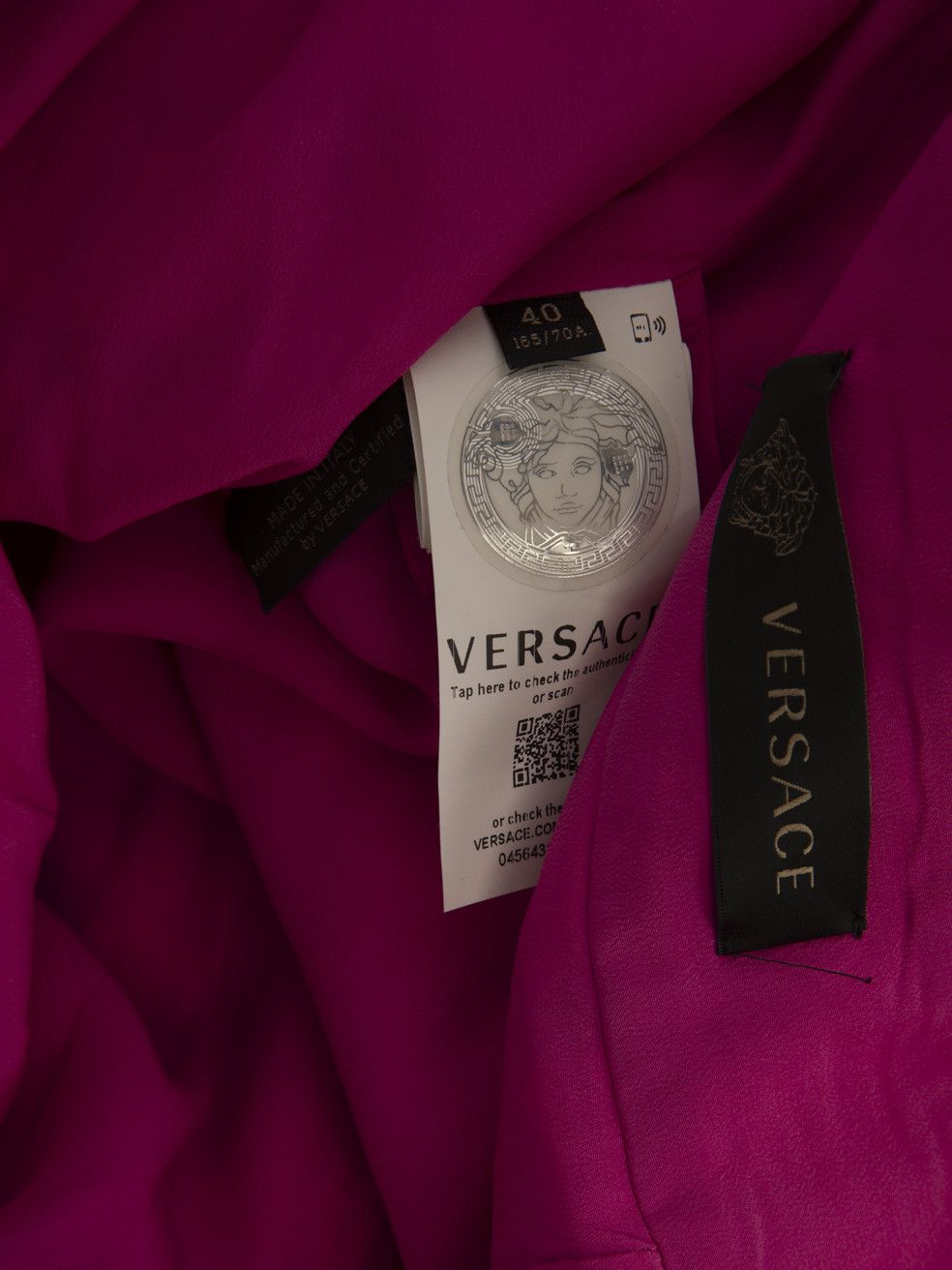 Versace Pink Tweed A-Line Mini Skirt Size 27" / US 4 / IT 40 - 5 Thumbnail