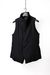 Julius 12aw Black Angora Nylon Serge Vest Size US L / EU 52-54 / 3 - 2 Thumbnail