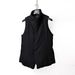 Julius 12aw Black Angora Nylon Serge Vest Size US L / EU 52-54 / 3 - 1 Thumbnail