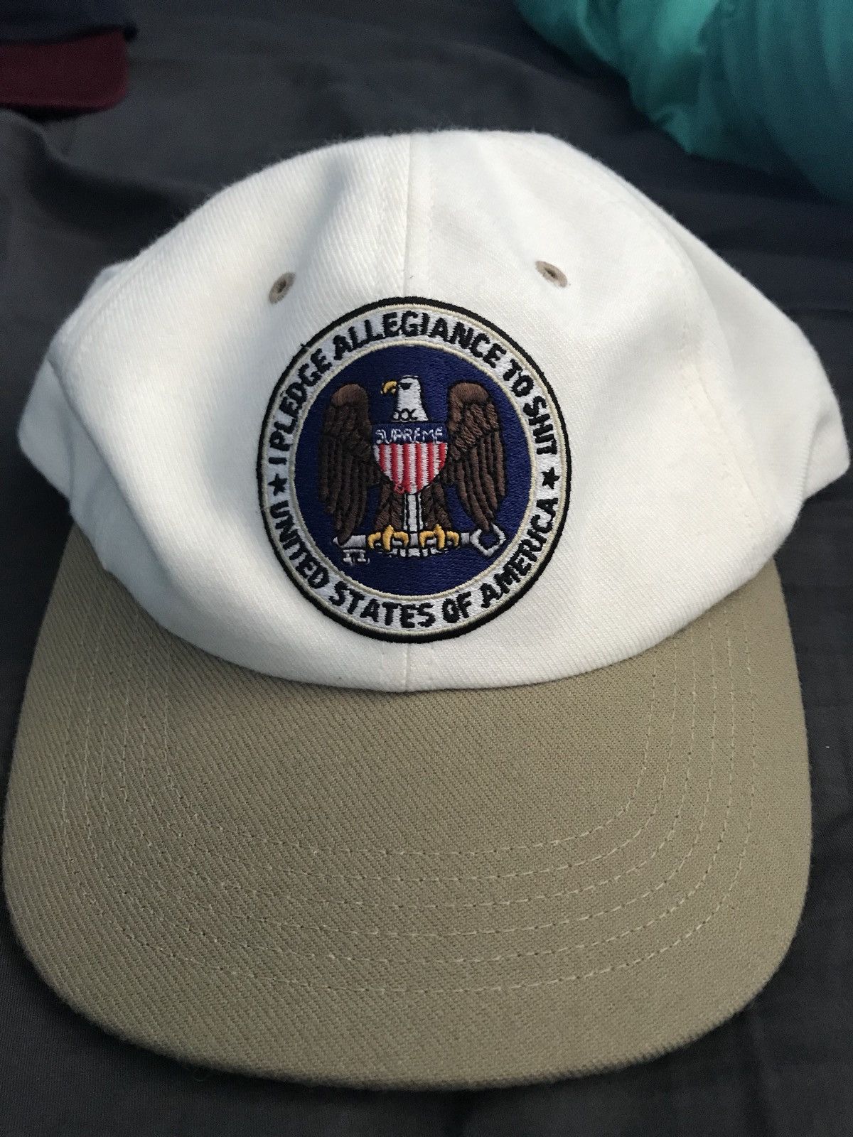 Supreme pledge outlet allegiance hat