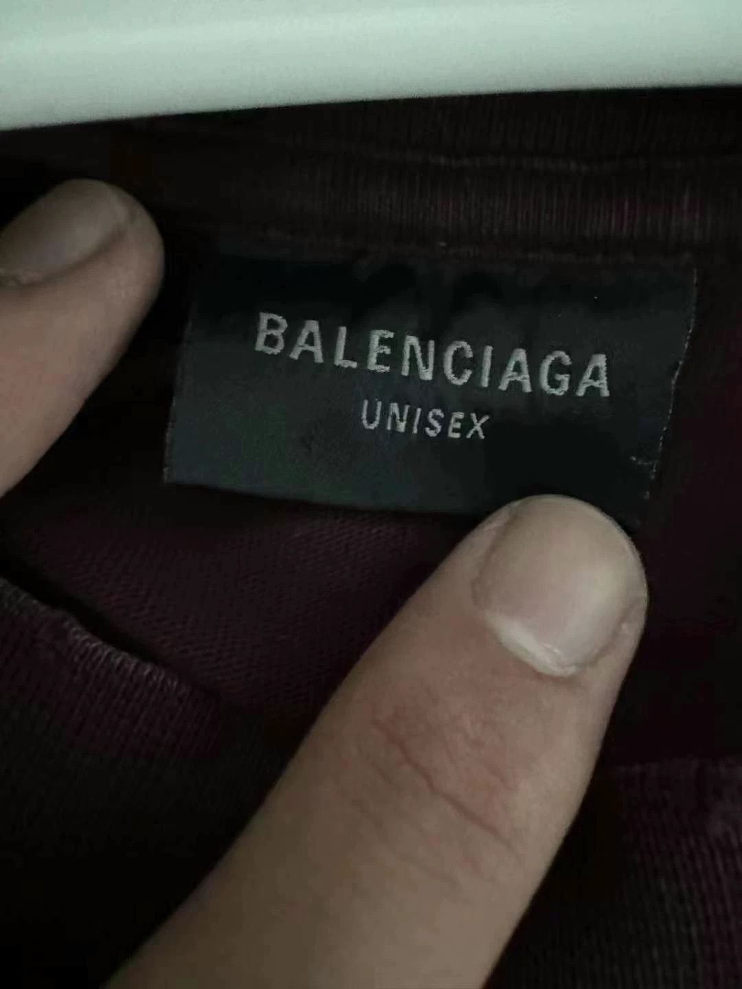 Balenciaga Balenciaga wine red tape short sleeved shirt Size US S / EU 44-46 / 1 - 3 Thumbnail