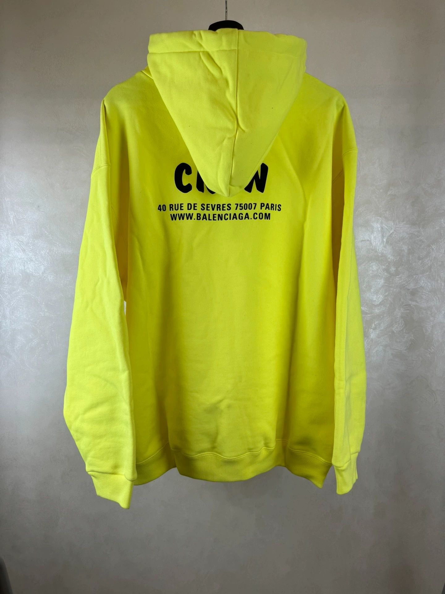 Balenciaga Balenciaga fluorescent green crew hoodie Size US XXL / EU 58 / 5 - 2 Thumbnail