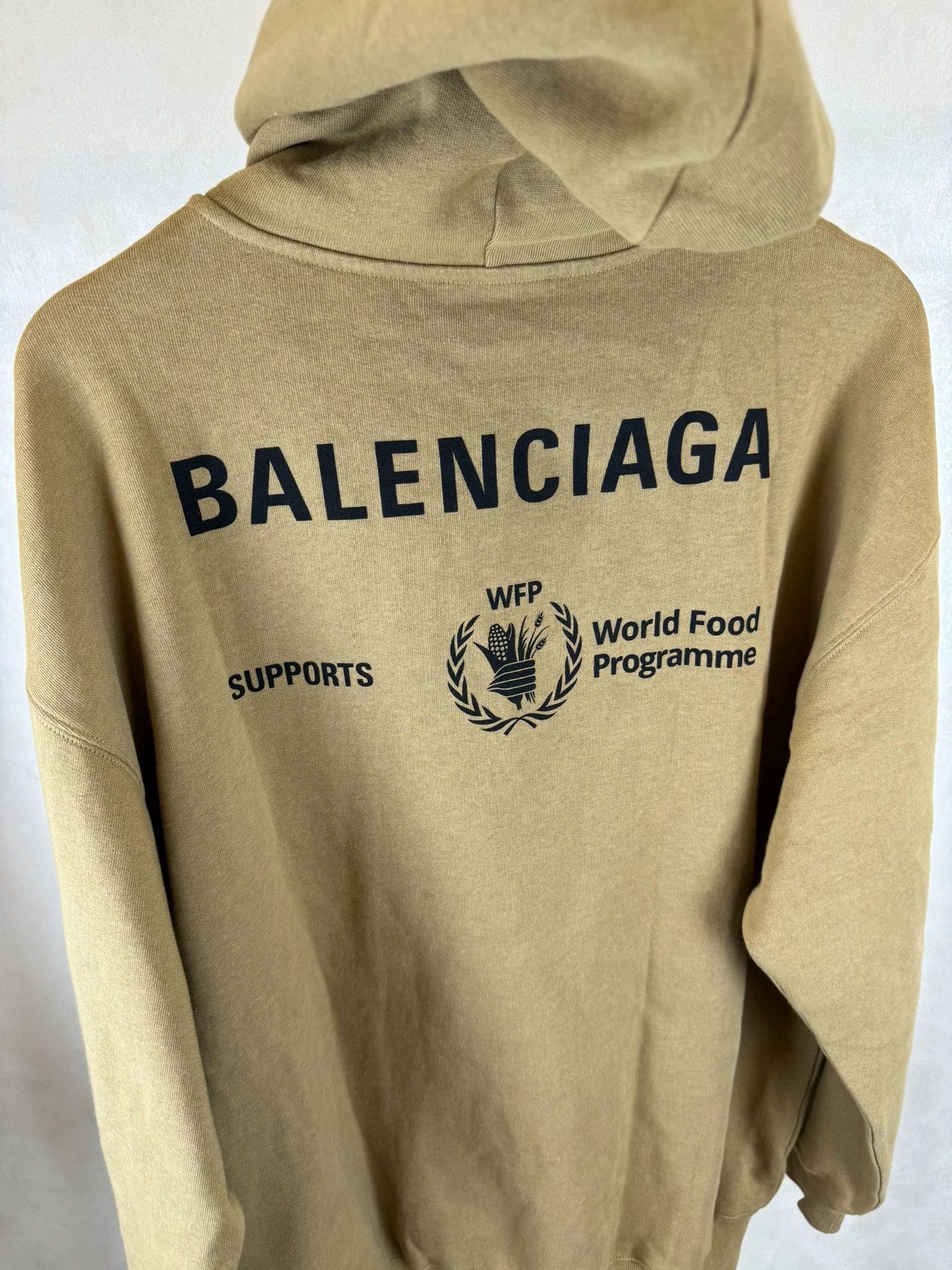 Balenciaga Balenciaga khaki grain hoodie from Balenciaga Size US XS / EU 42 / 0 - 4 Thumbnail