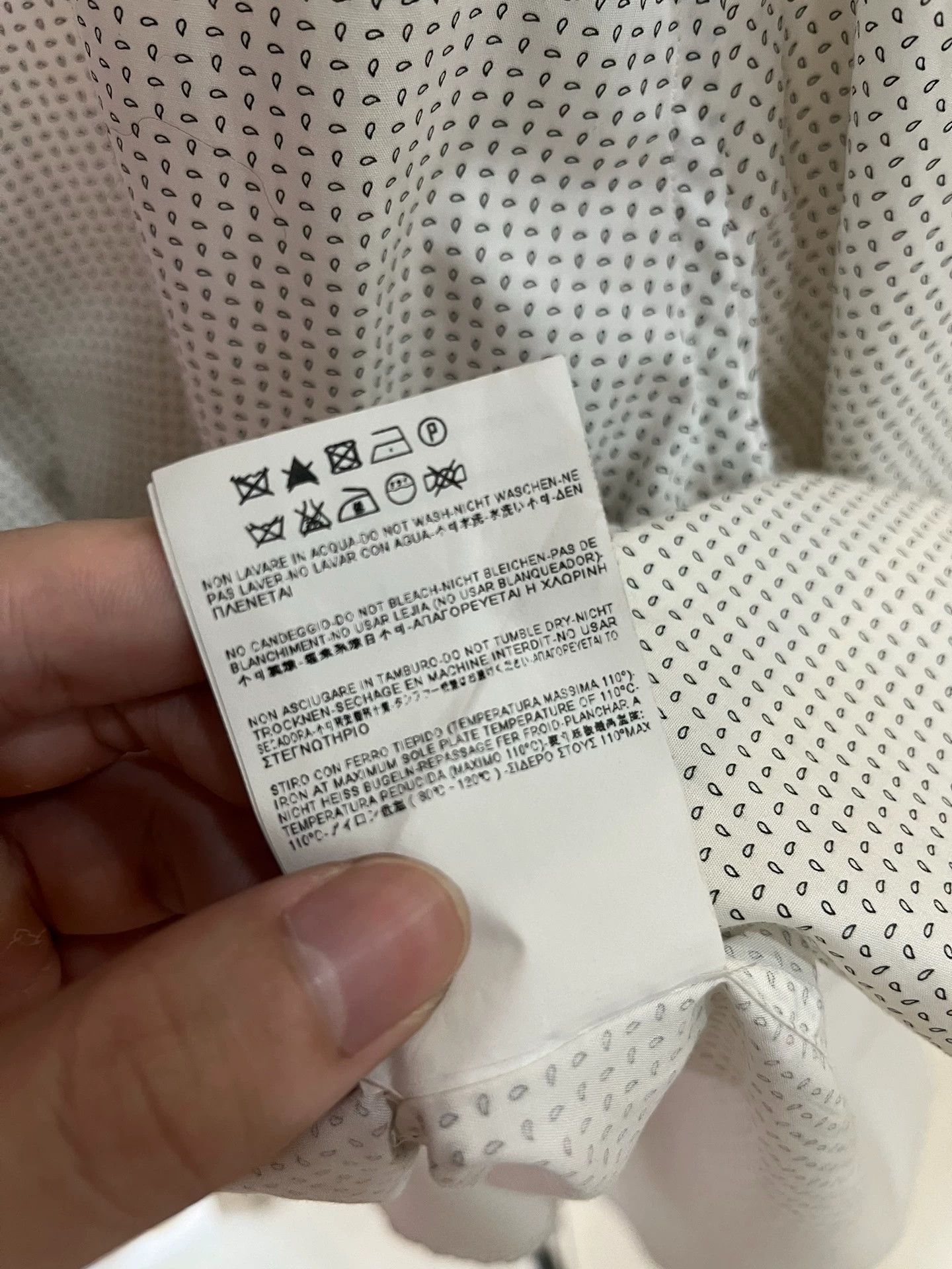 Saint Laurent Paris Saint Laurent Paris White polka dot shirt Size US M / EU 48-50 / 2 - 6 Thumbnail