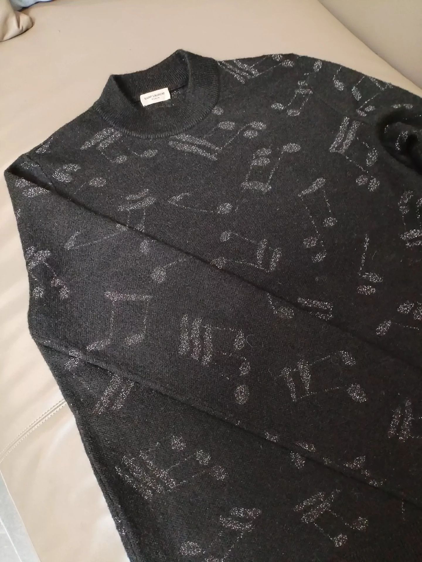 Saint Laurent Paris Saint Laurent Paris Note wool sweater Size US XL / EU 56 / 4 - 2 Thumbnail