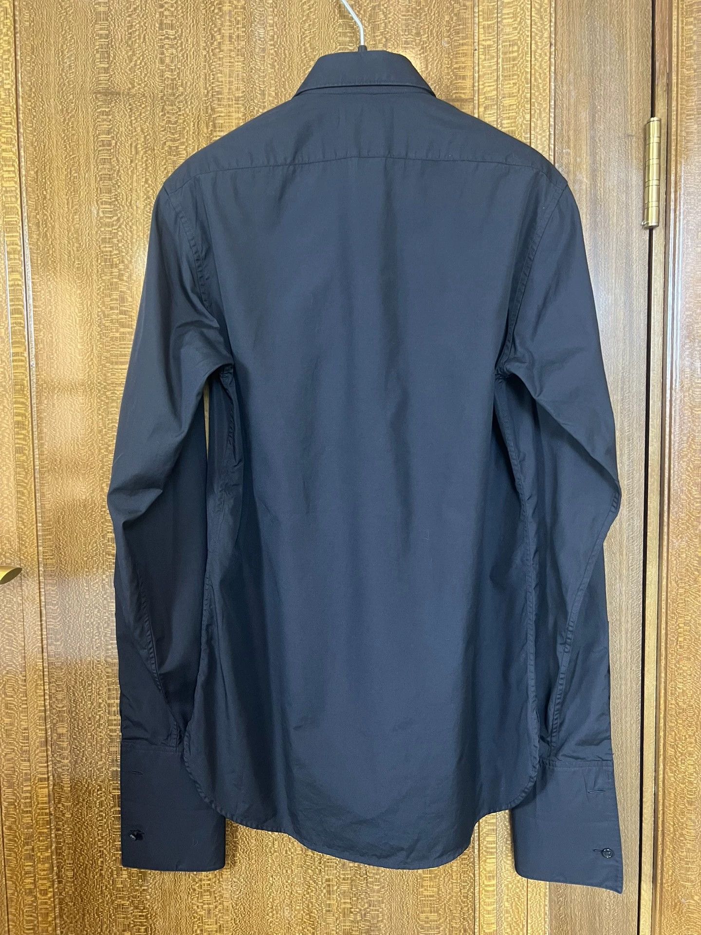 Saint Laurent Paris Saint Laurent Paris 13fw Year Black Warrior Poplin Shirt Size US M / EU 48-50 / 2 - 2 Thumbnail