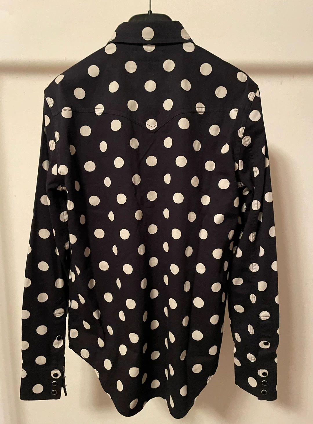 Saint Laurent Paris Saint Laurent Paris Black polka dot shirt Size US L / EU 52-54 / 3 - 2 Thumbnail