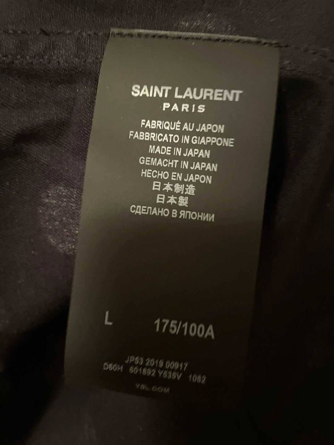 Saint Laurent Paris Saint Laurent Paris Black polka dot shirt Size US L / EU 52-54 / 3 - 6 Thumbnail