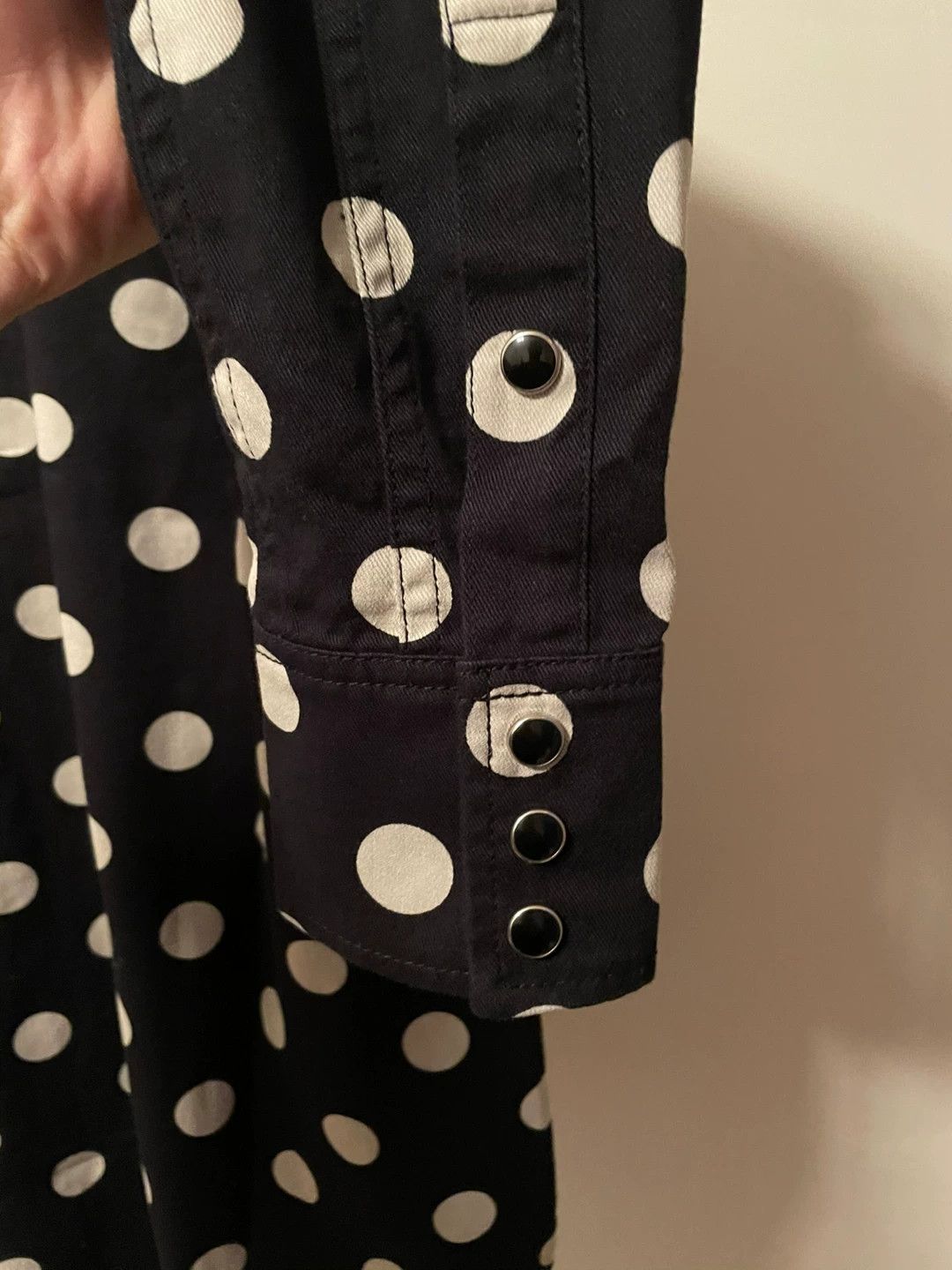 Saint Laurent Paris Saint Laurent Paris Black polka dot shirt Size US L / EU 52-54 / 3 - 4 Thumbnail
